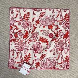 Roller Rabbit Amanda Pillow - Orange 18"